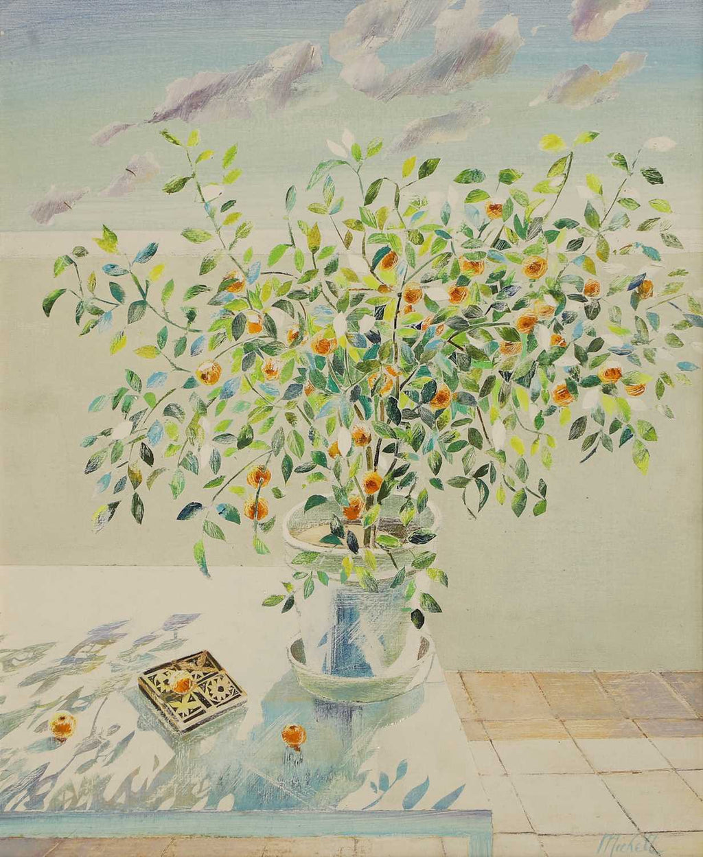 Still Life of an Orange Tree