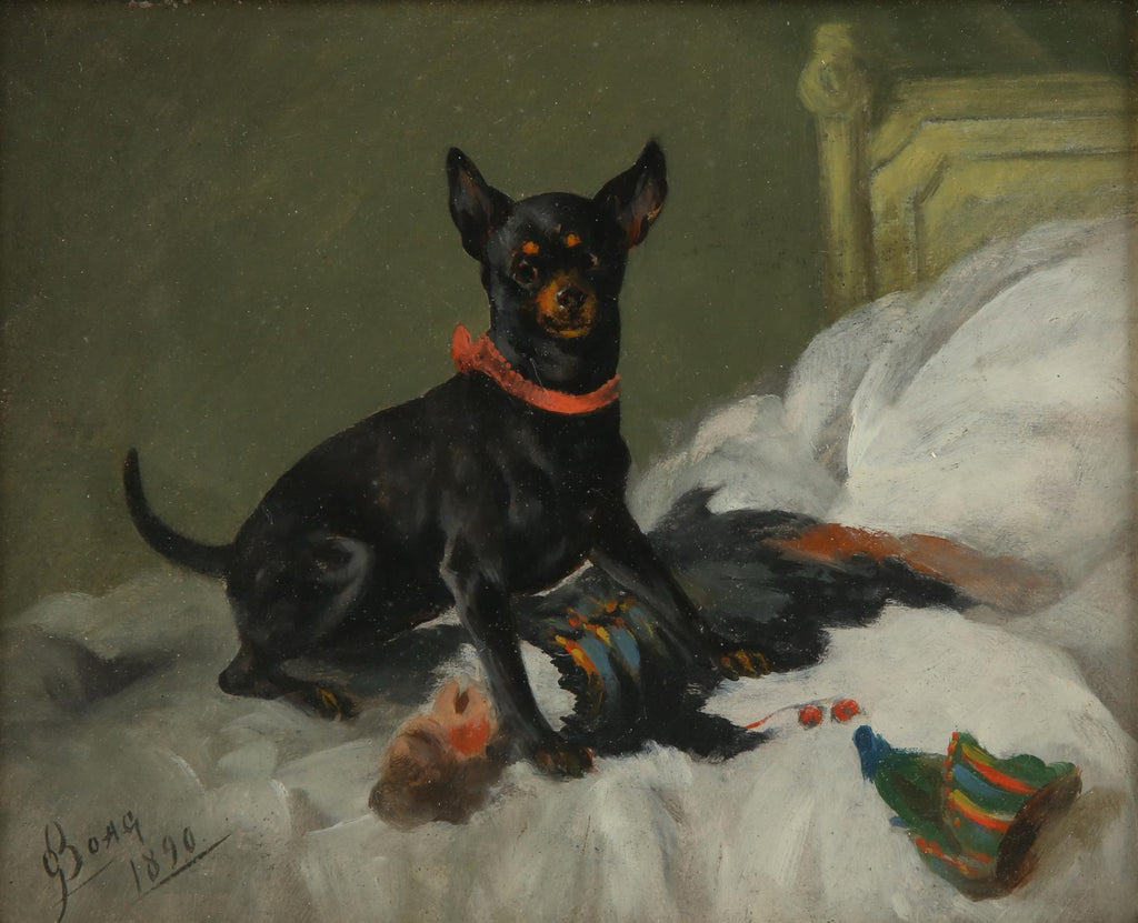 Study of a Miniature Pinscher