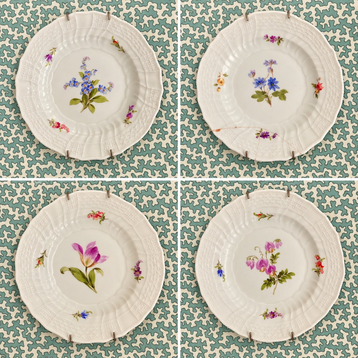 Meissen Set of Five Desert Plates
