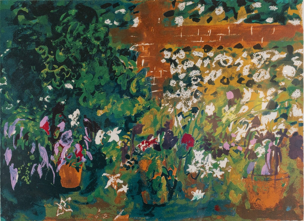 Terrace with Red Pots